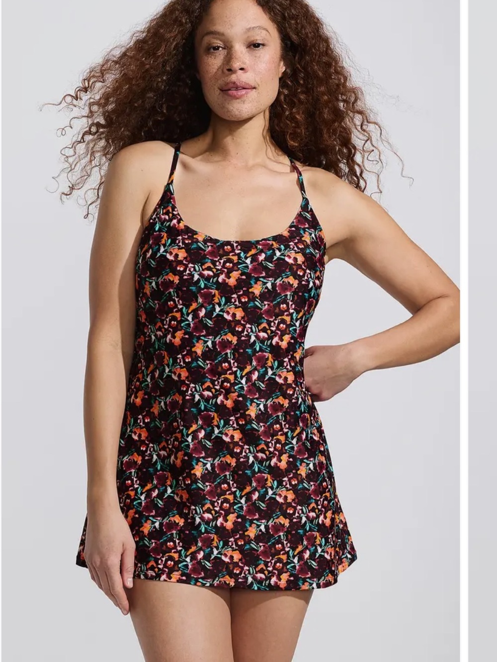 Andie + Lands’End Tugless Fiji swim dress size S